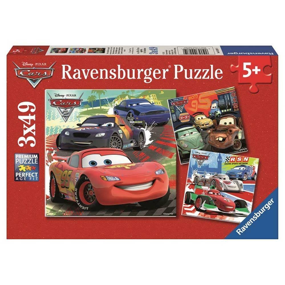 Ravensburger Jigsaw Puzzle Set - Disney Pixar Cars, 3 x 49 Pieces