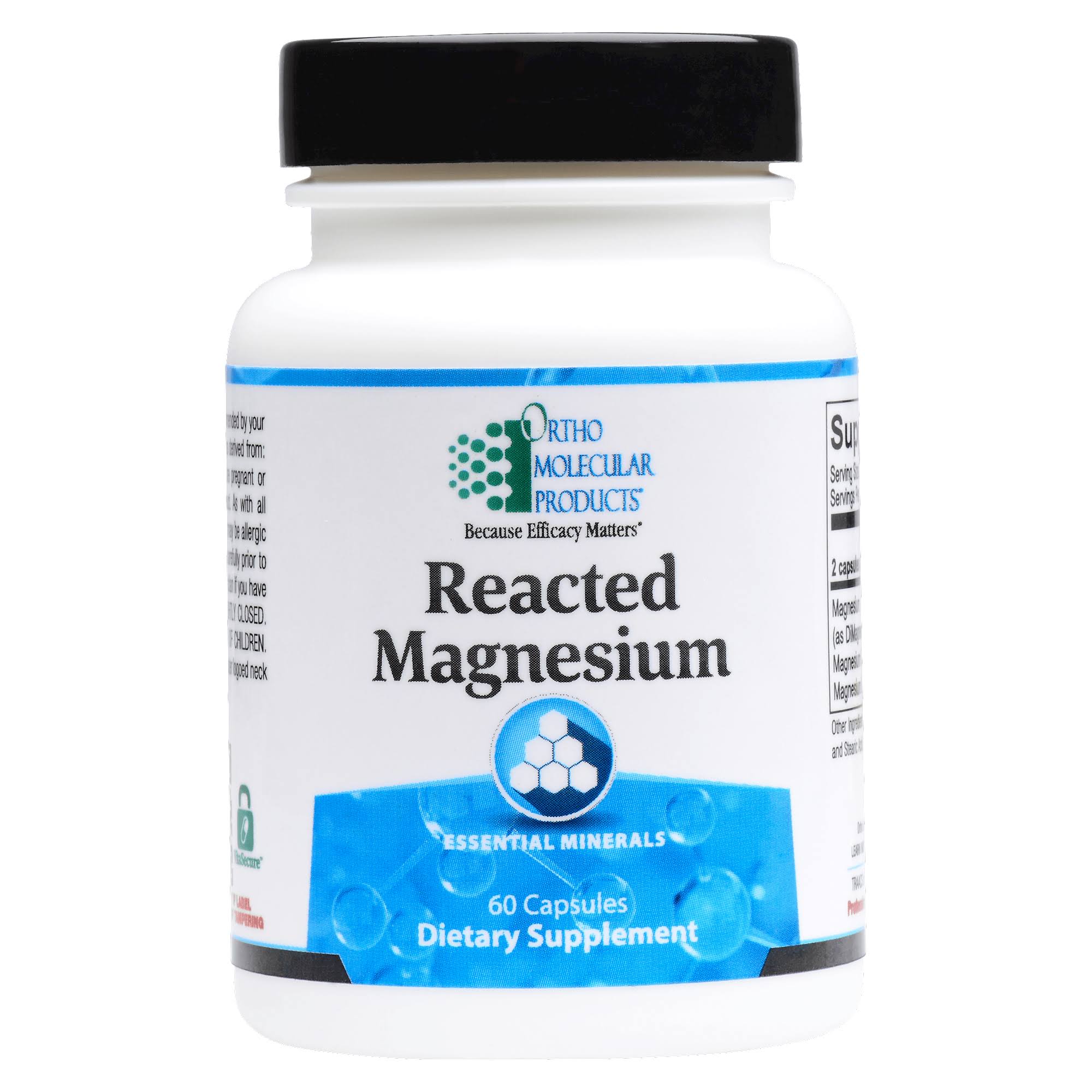 Ortho Molecular Reacted Magnesium Dietary Supplement - 60ct