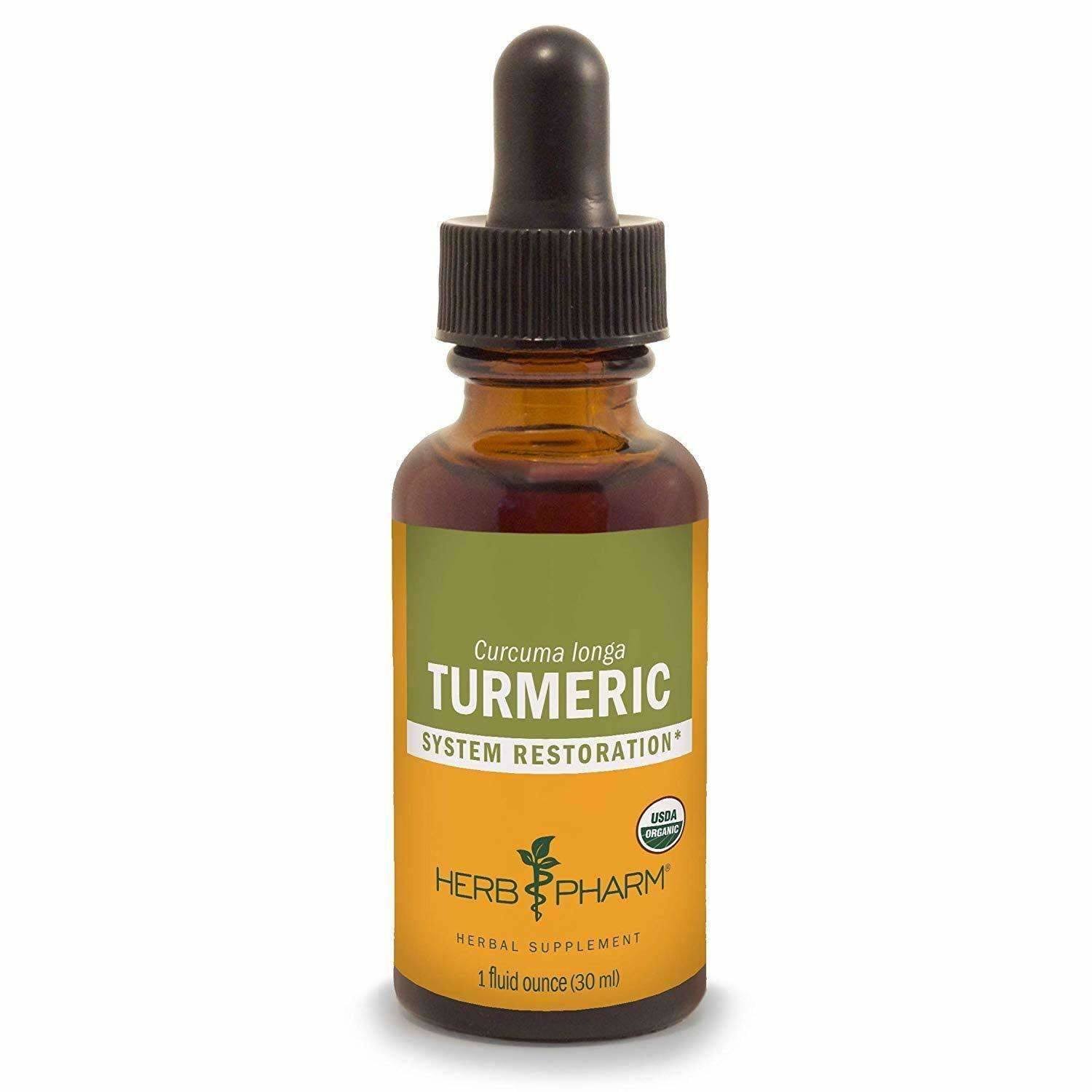 Herb Pharm Certified Organic Turmeric Root Extract - 30ml