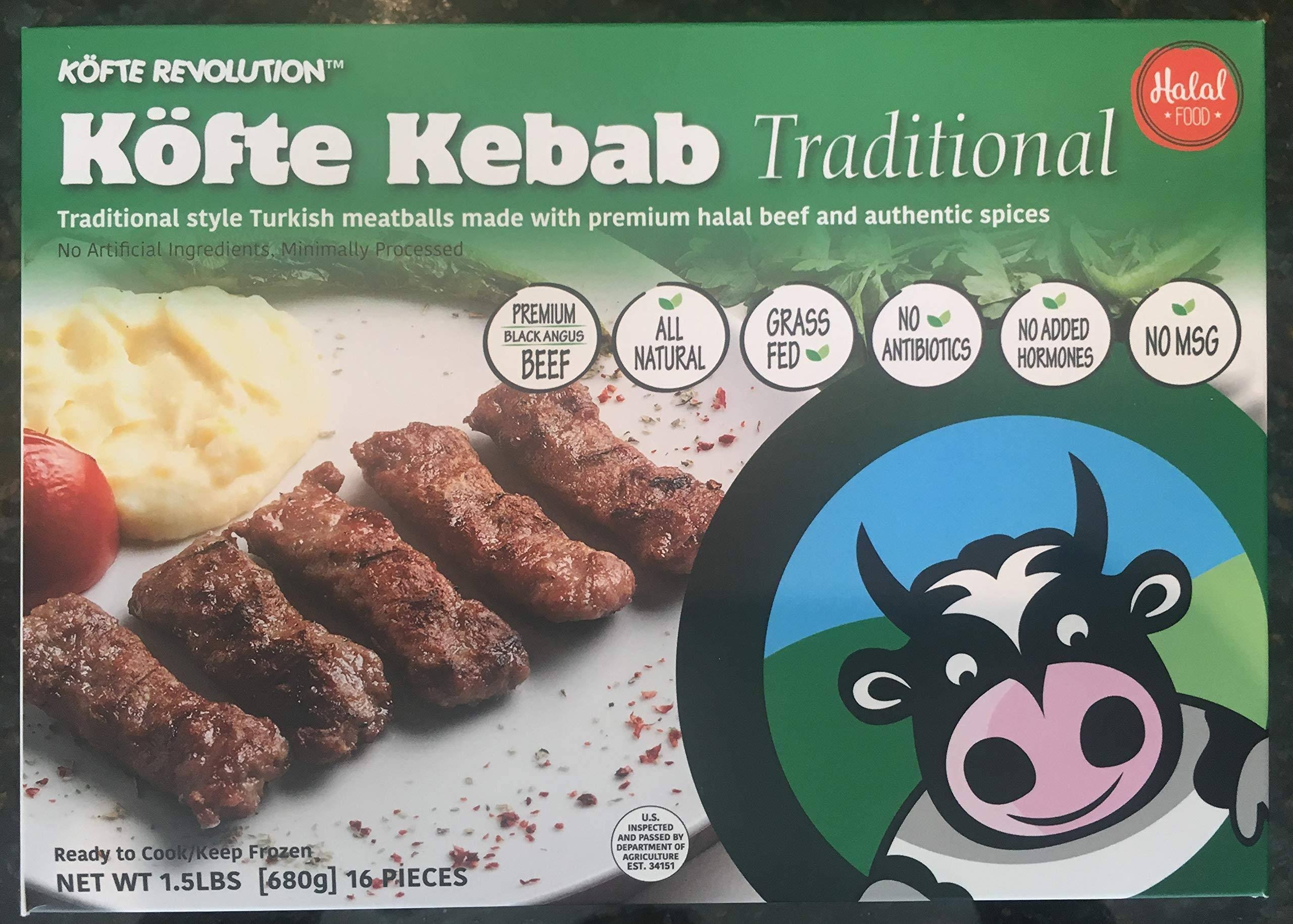 Kofte Kebab Traditional Halal Premium Black