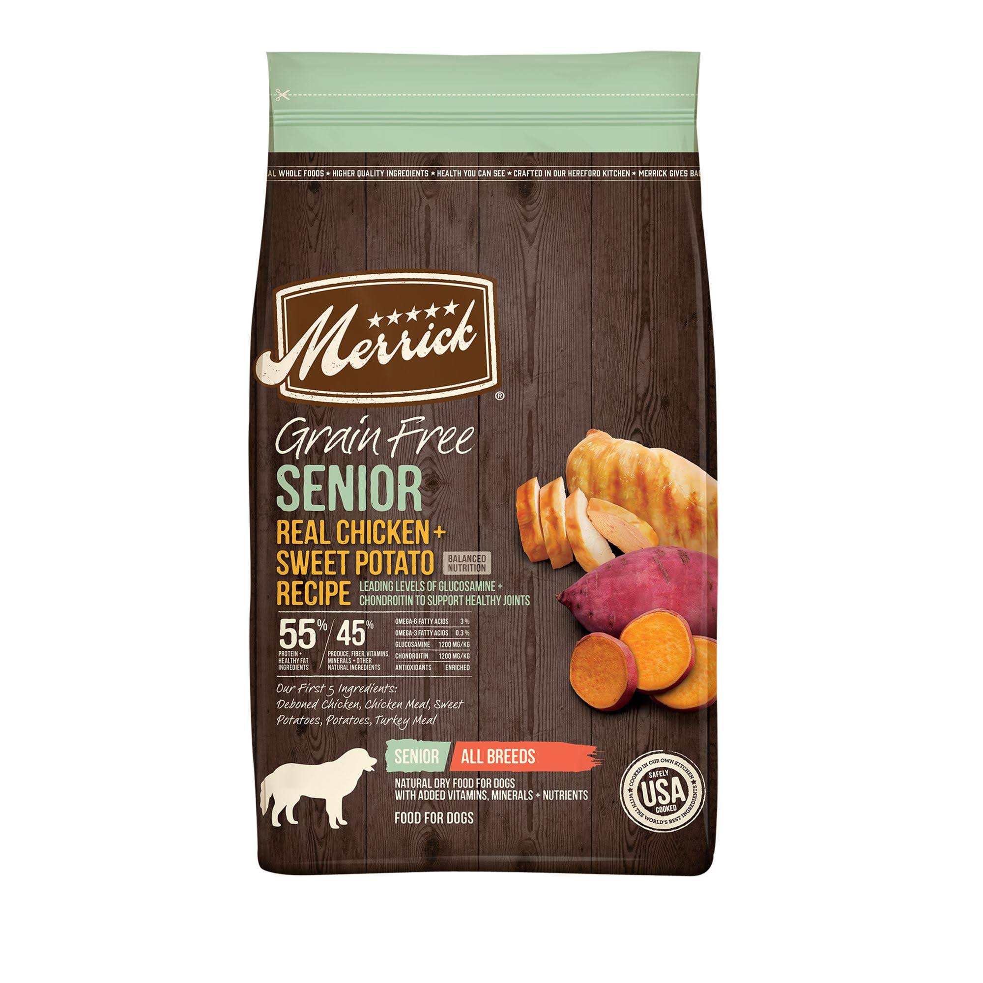 Merrick Senior GF - Chicken & Sweet Potato | Dog Food | Size: 9.98 kg
