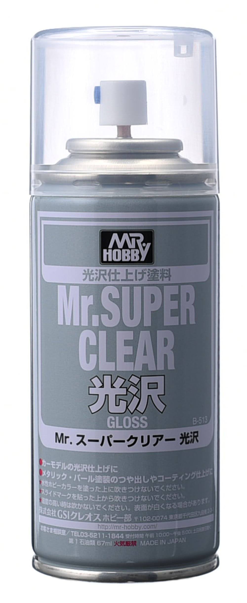 Mr Hobby Mr Super Clear Spray - 170ml, Gloss