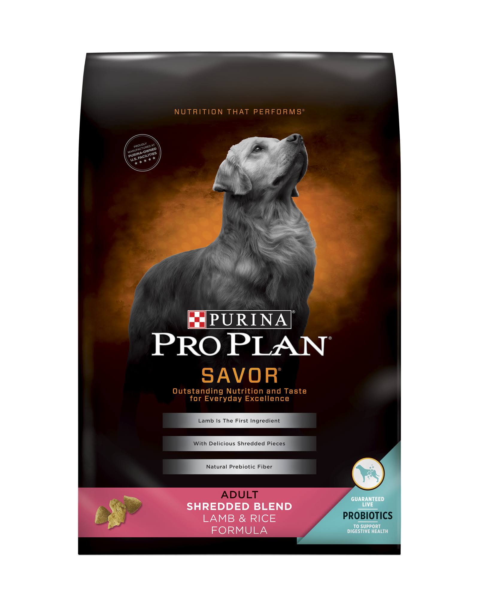 Pro Plan Shredded Blend Natural Lamb and Rice Adult Dog Food - 6lb
