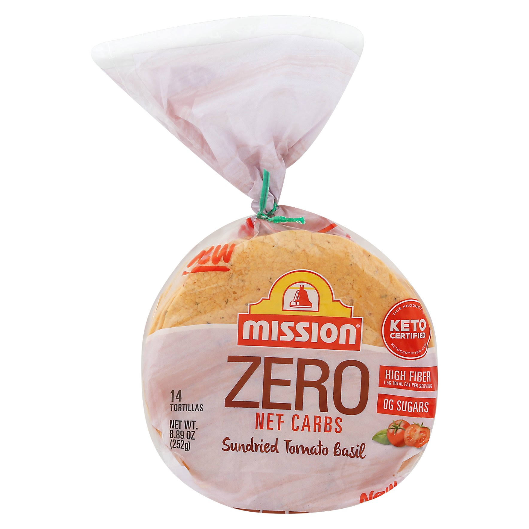 Mission Sundried Tomato Basil Zero Net Carbs Tortillas (14 ct)