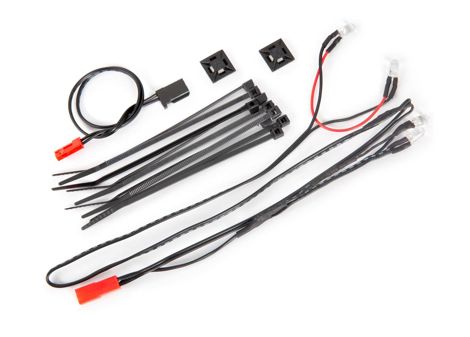 TRA9385 Traxxas LED light harness/ power harness/ zip ties (9)/ mounts