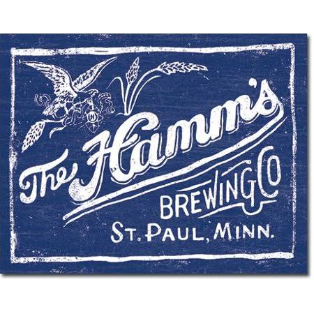 Tin Sign The Hamm's Brewing Co. 12.5x16 in