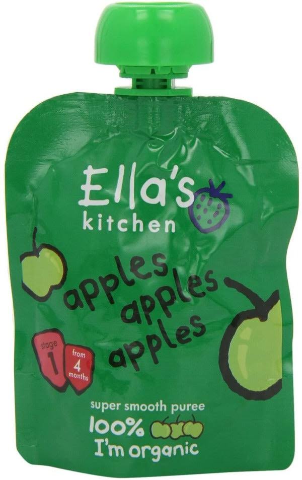Ella's Kitchen Organic Baby Food - Apples Apples Apples, 70g