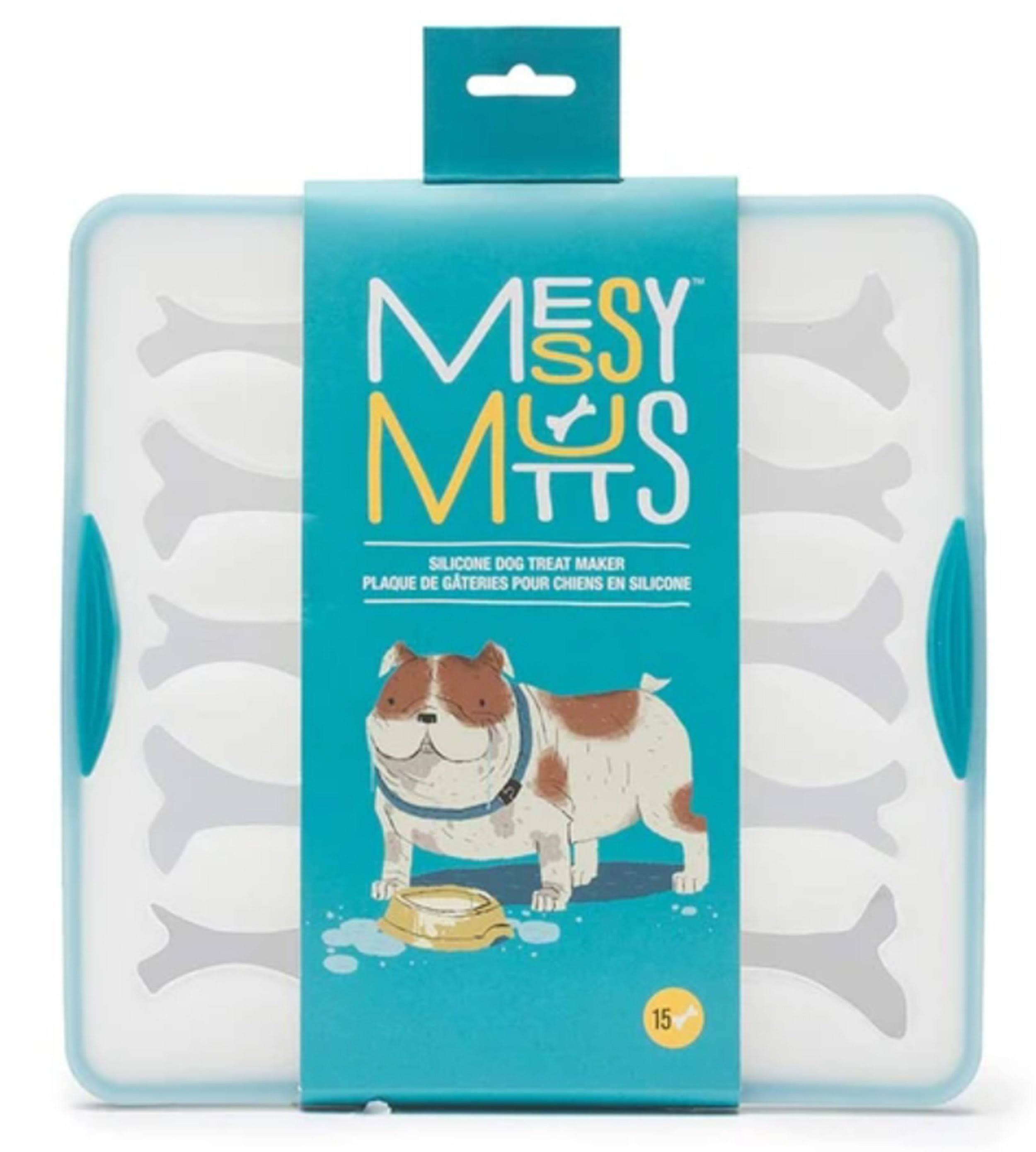 Messy Mutts Silicone Bake & Freeze Treat Maker, Small