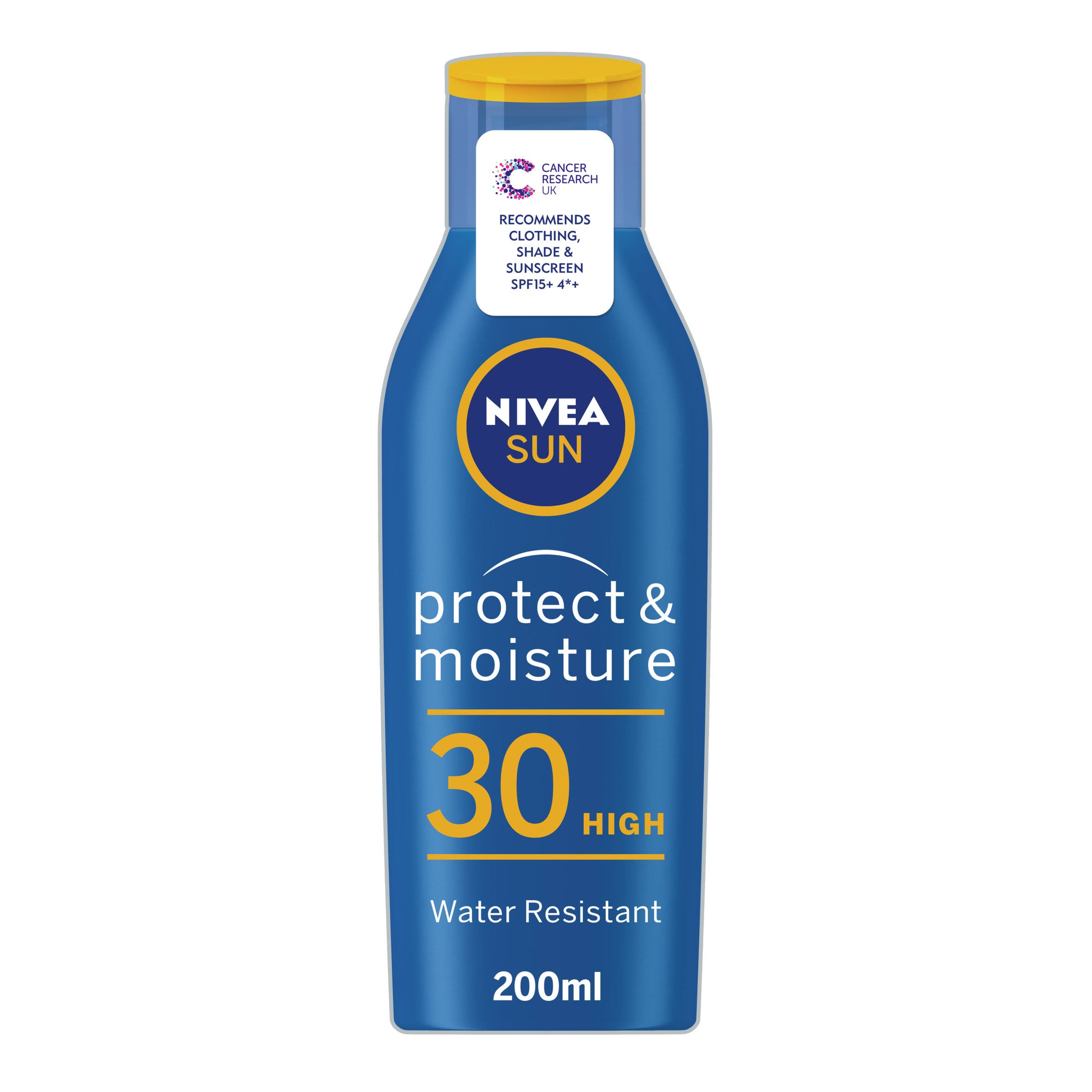 NIVEA Protect and Moisture Sun Lotion - SPF30, 200ml
