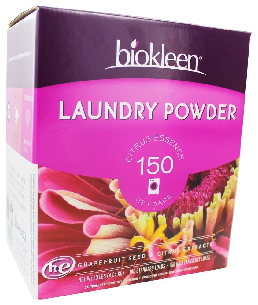 Biokleen Laundry Powder - Citrus Essence, 10lbs