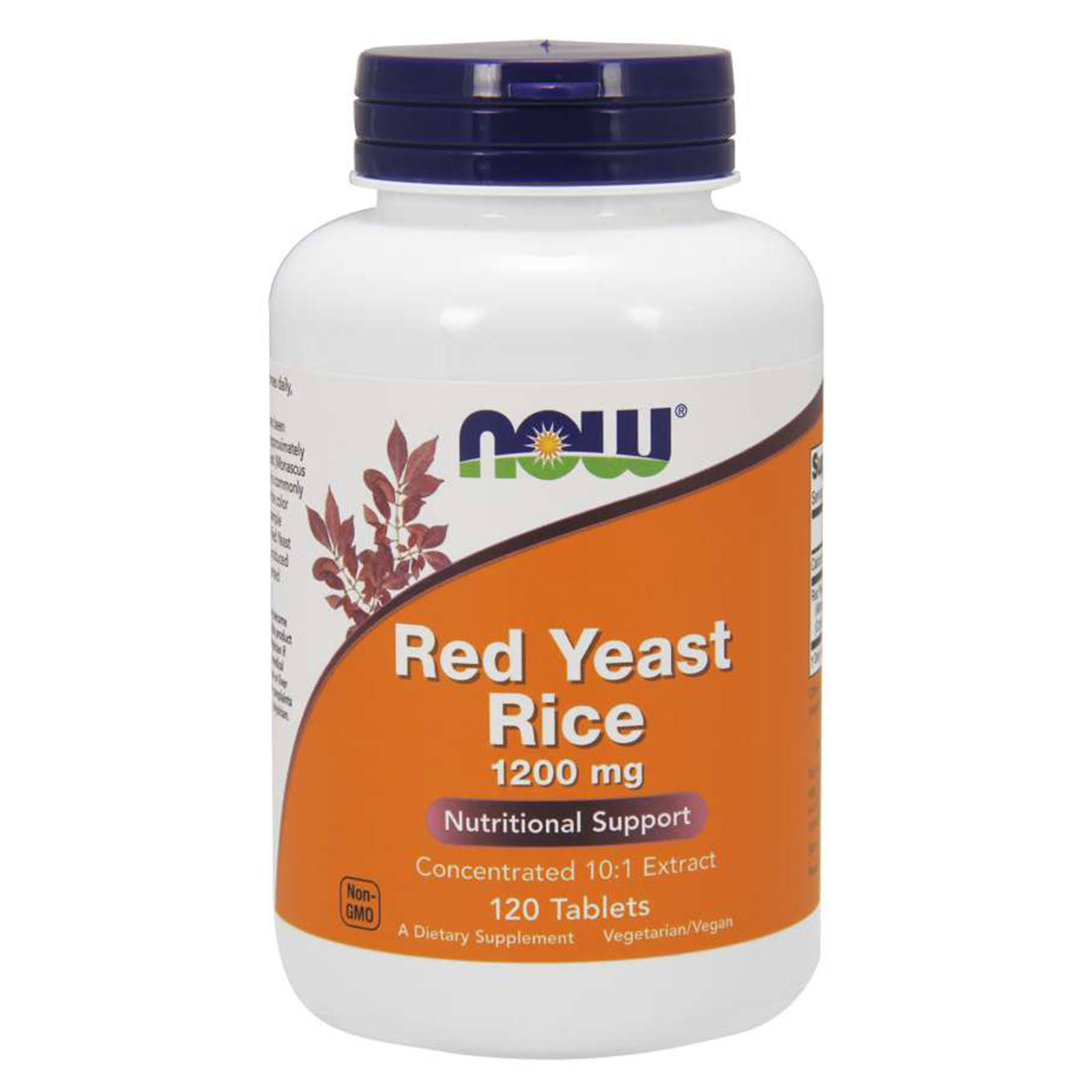 Now Foods Red Yeast Rice Extract Dietary Supplement - 1200mg, 120ct