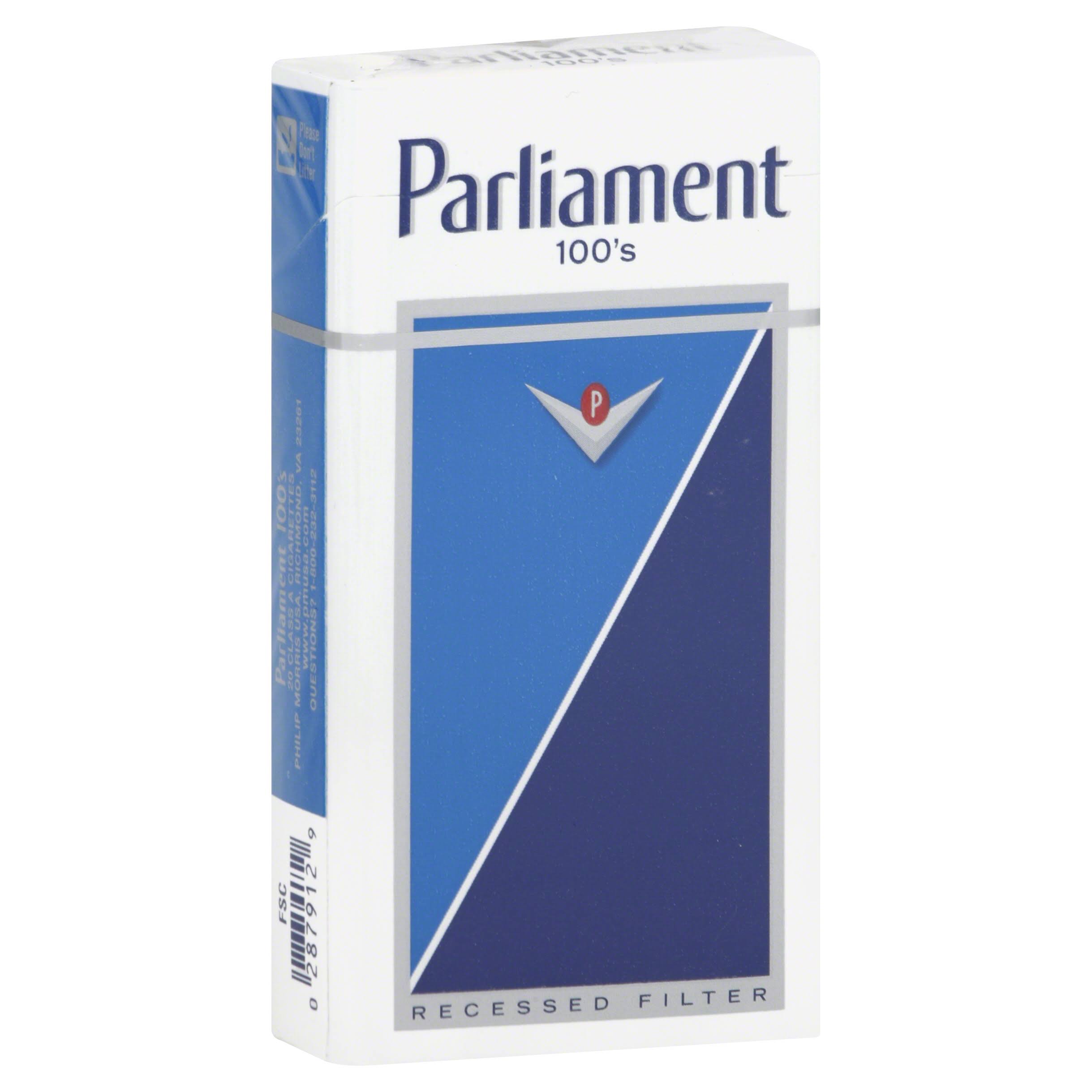 Parliament Cigarettes, Recessed Filter, 100's