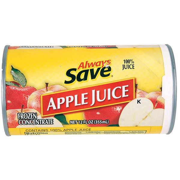 Always Save Apple Juice