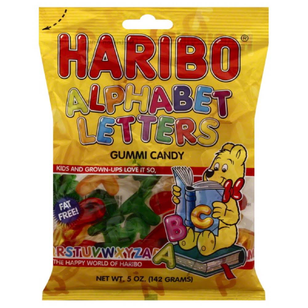 Haribo Alphabet Letters Gummi Candy
