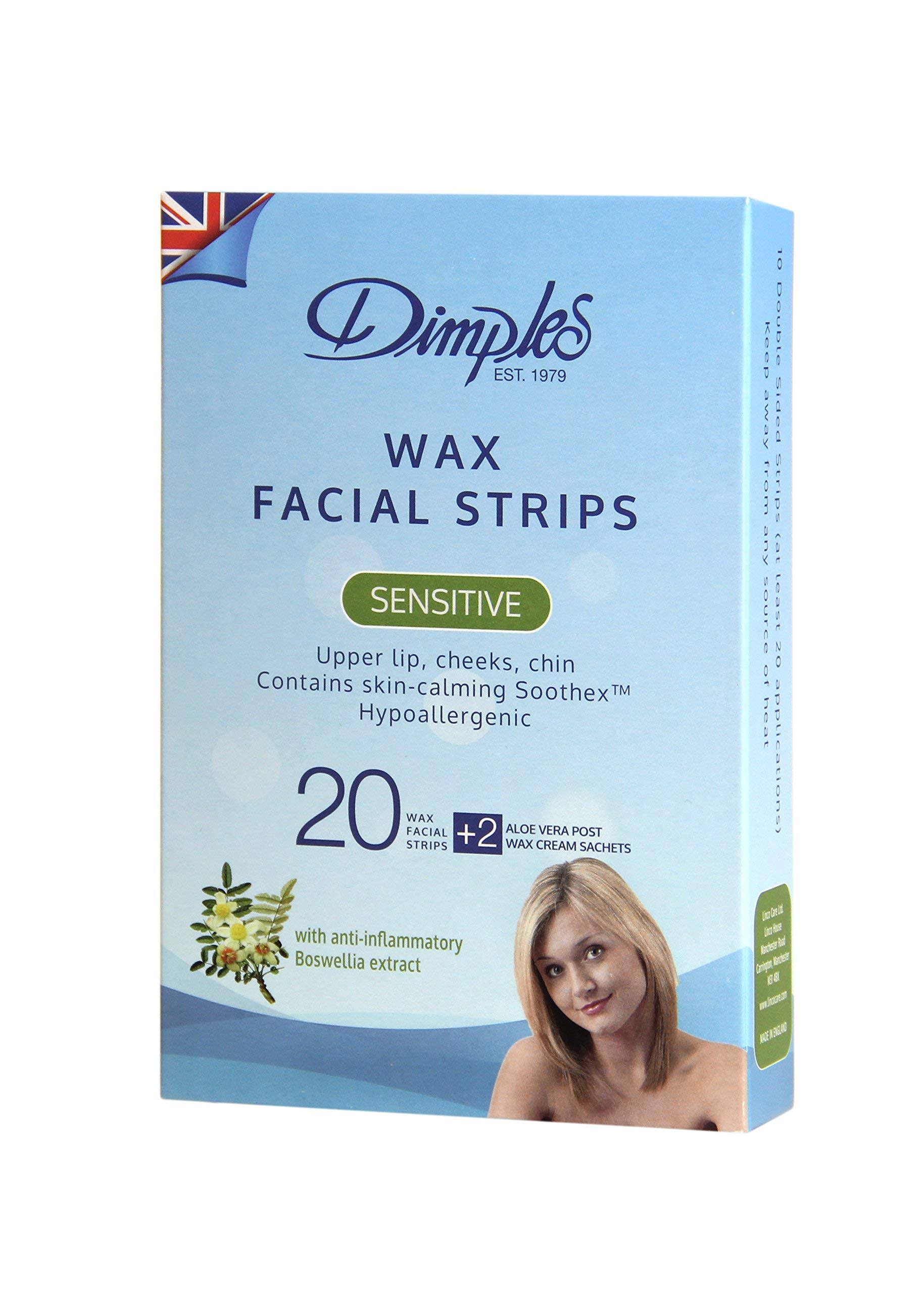 Dimples Facial Wax Strips