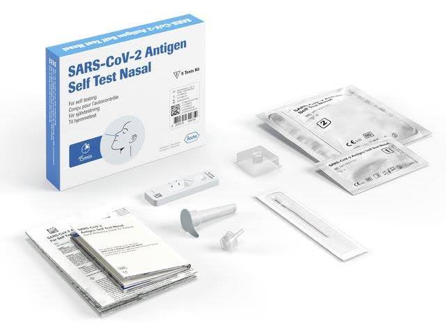 Roche Covid-19 Rapid Antigen Testing Kit SARS-CoV-2 Rapid PST Nasal