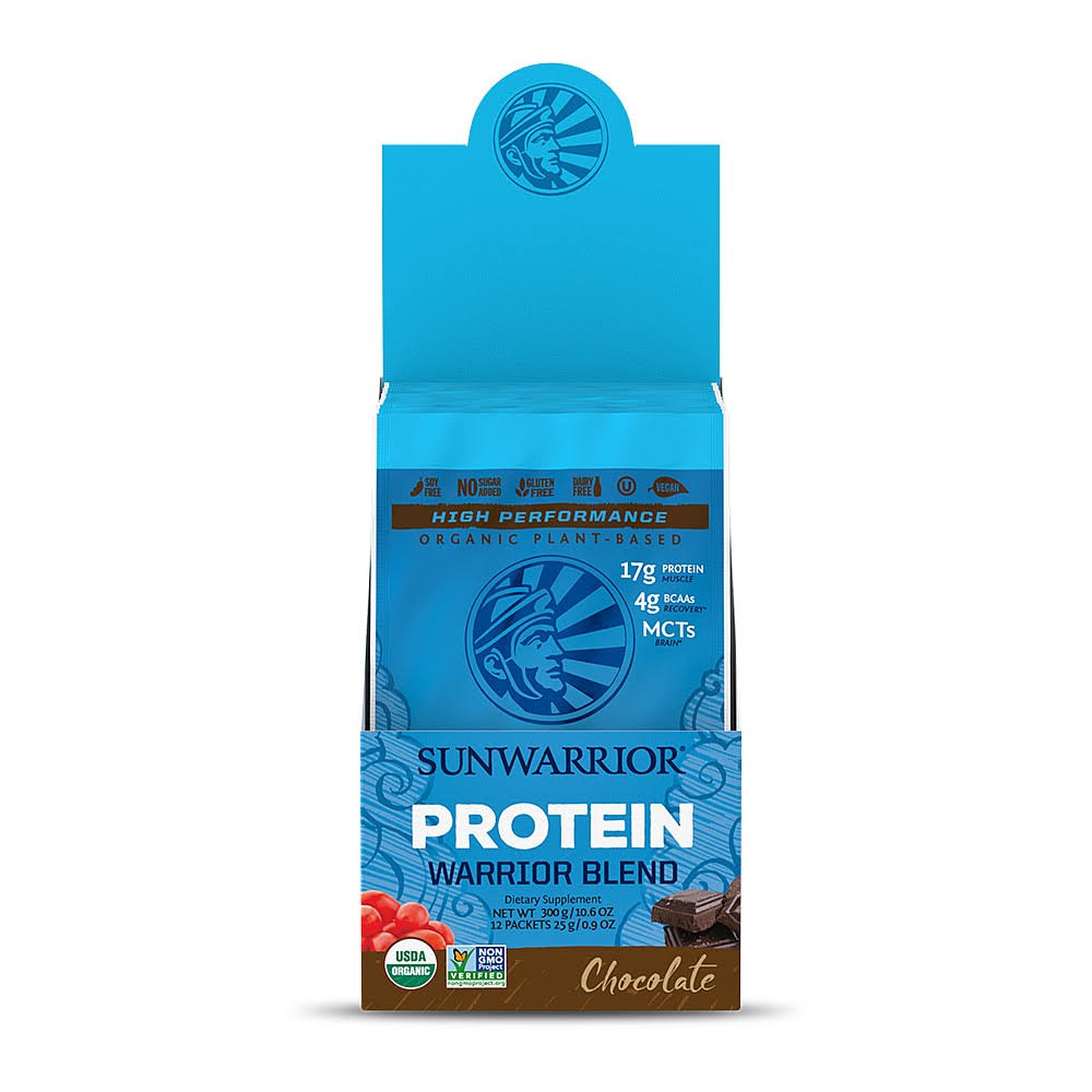 Sunwarrior | Protein Warrior Blend Single Sachet - Chocolate | 1 x 25g