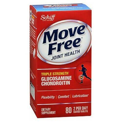 Schiff Move Free Joint Health Advanced with Glucosamine and Chondroitin Tablets - 80ct