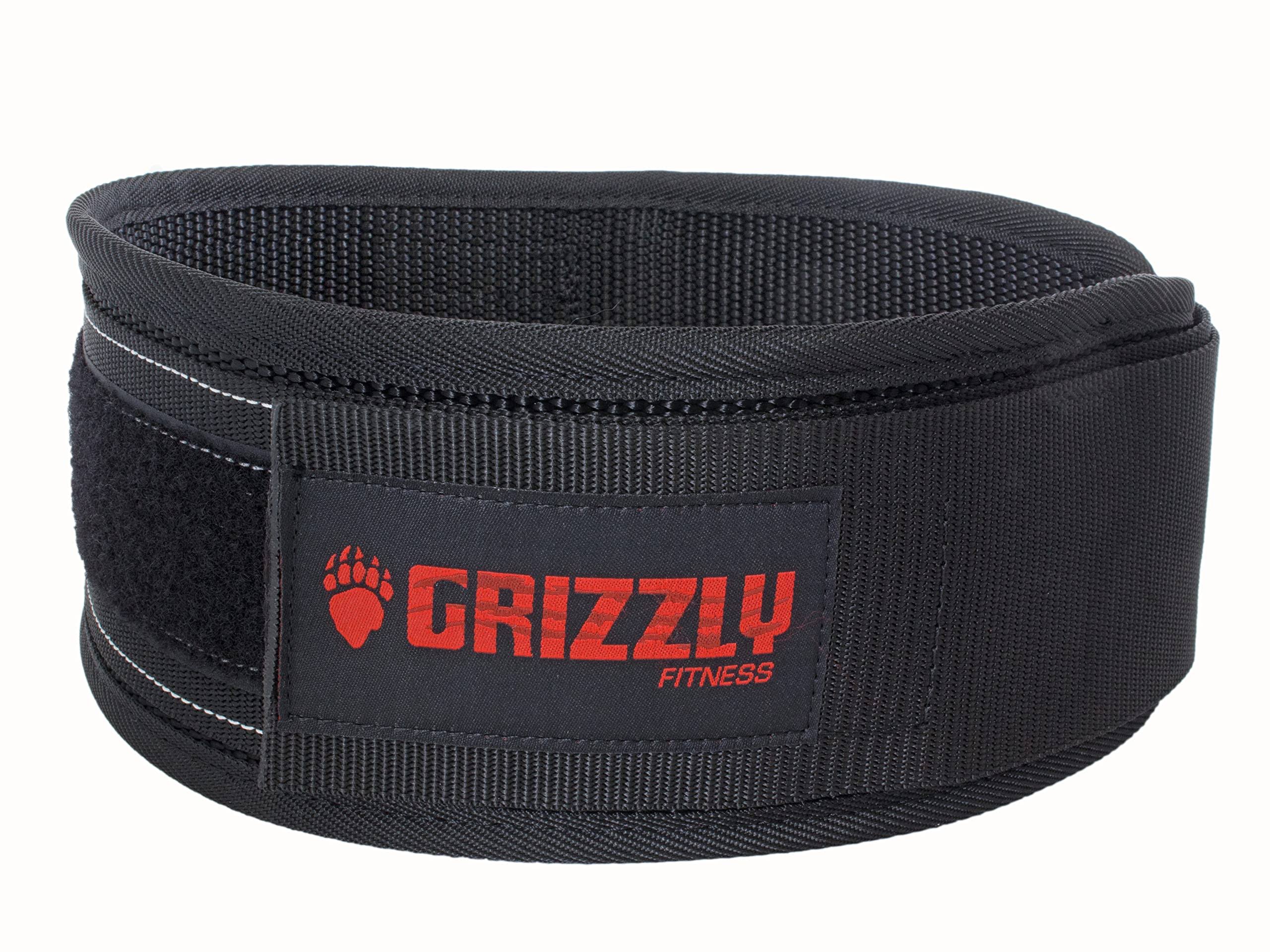 Grizzly Fitness Bearhugger Nylon Training Belt - Medium, 4"