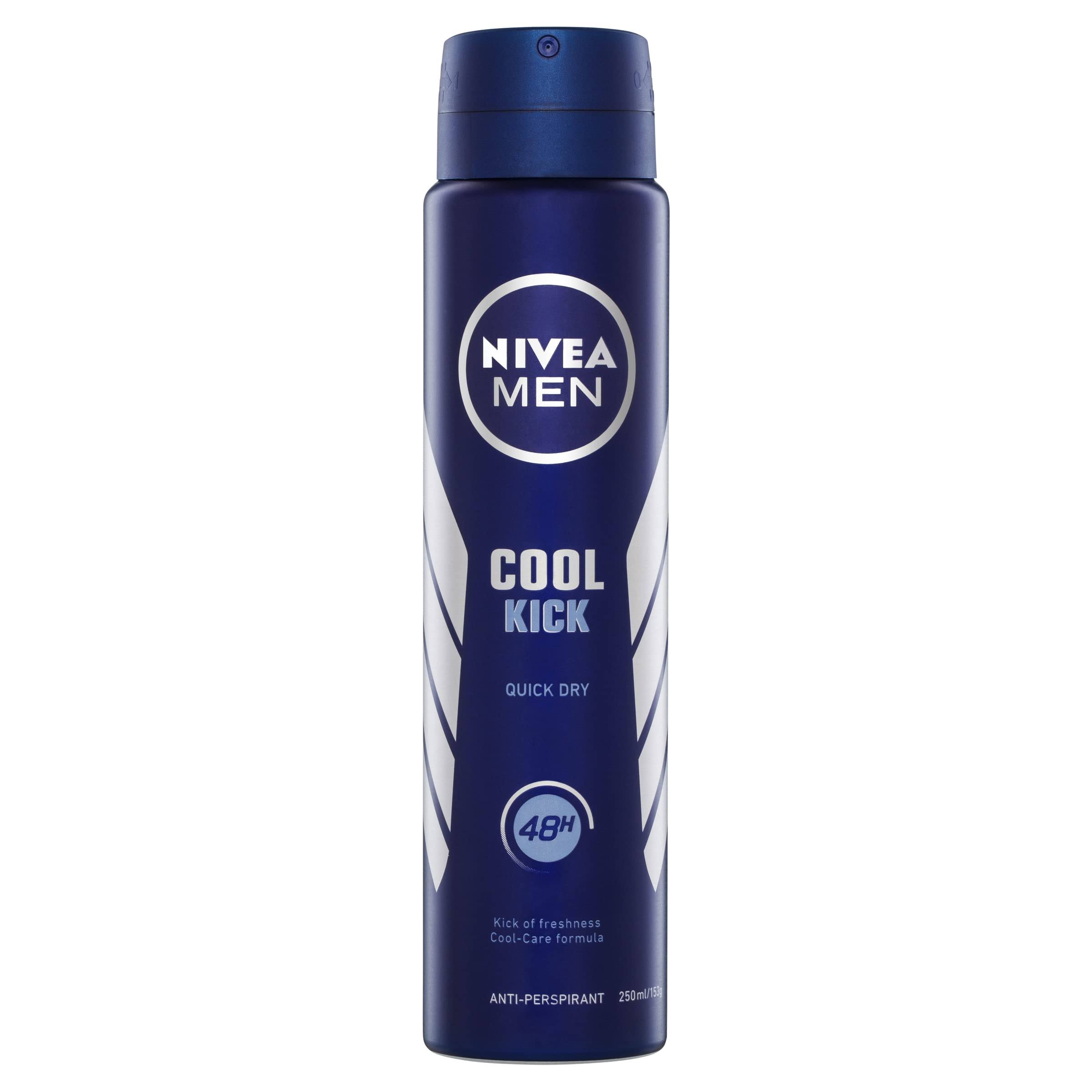 Nivea Men Anti-Perspirant Deodorant Spray - Cool Kick, 250ml