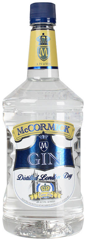 Mccormick Gin, Extra Dry - 1 liter