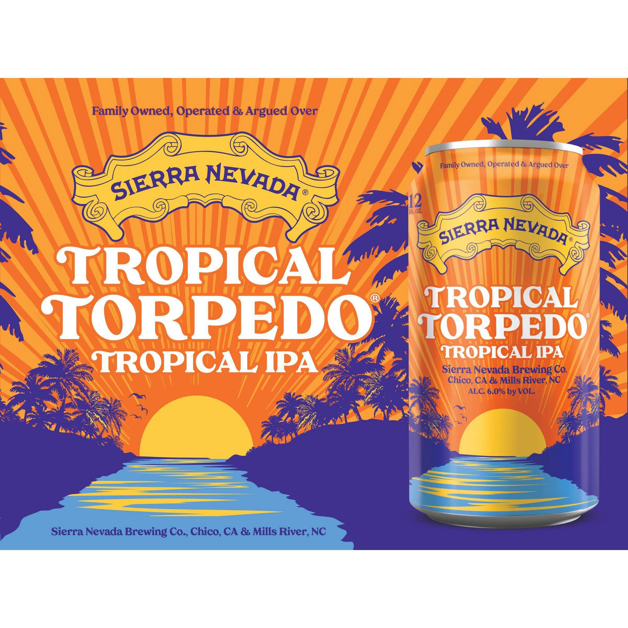 Sierra Nevada Tropical Torpedo Beer, Tropical IPA - 12 pack, 12 fl oz cans