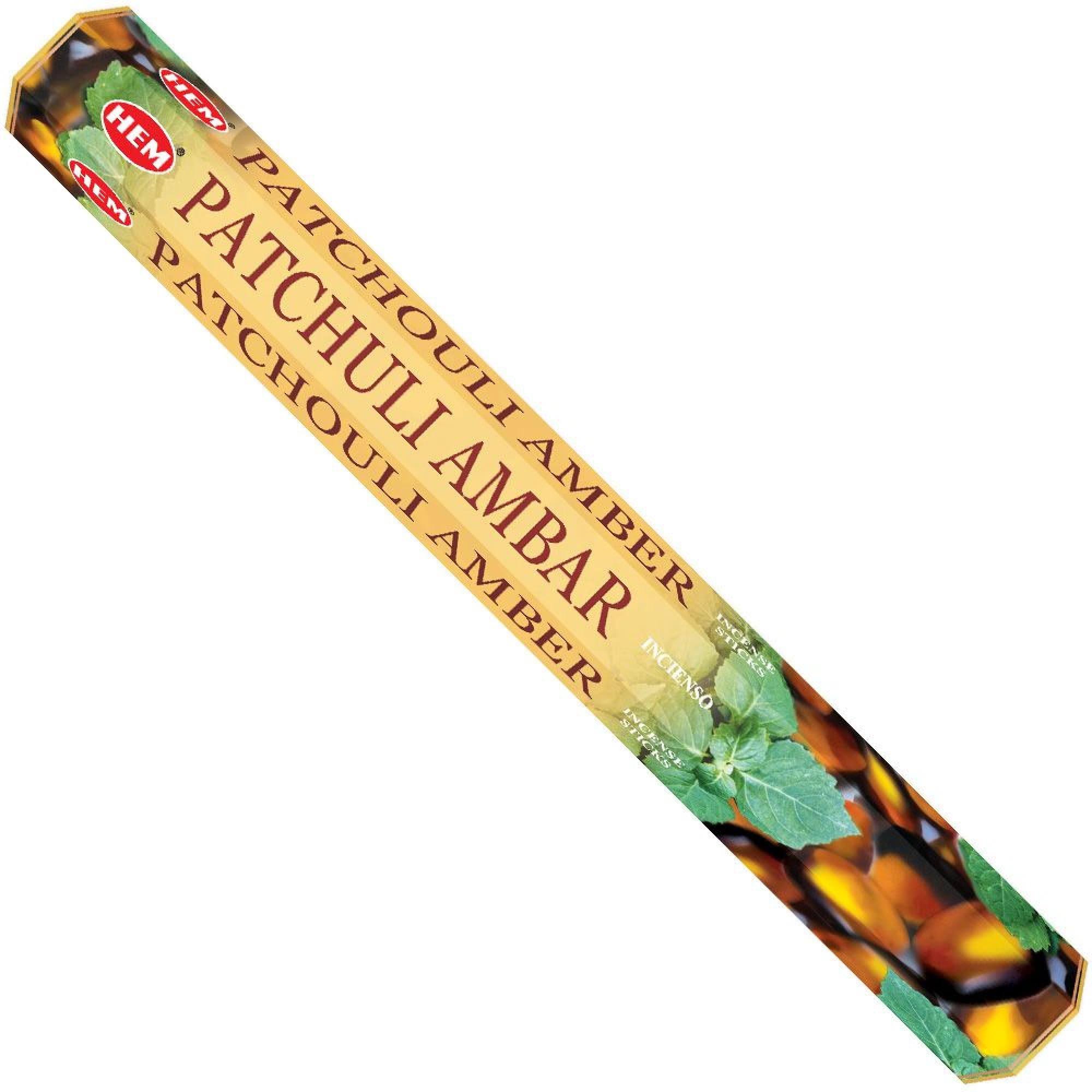Hem - Hexagon - Patchouli Amber Incense Sticks 1 Pack