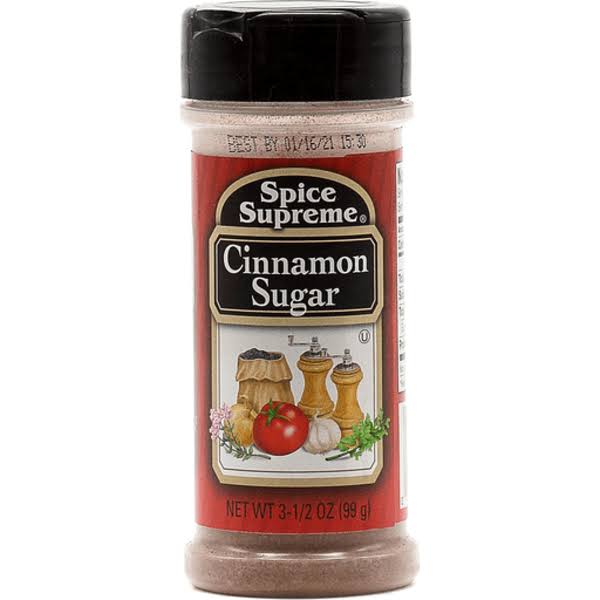 DDi 1185785 Supreme Spice - Cinnamon Sugar, 3.5oz, Case of 6