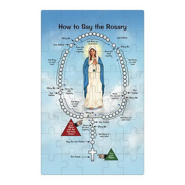 Christian Brands G4659 Pray Rosary Puzzle CubePack of 12
