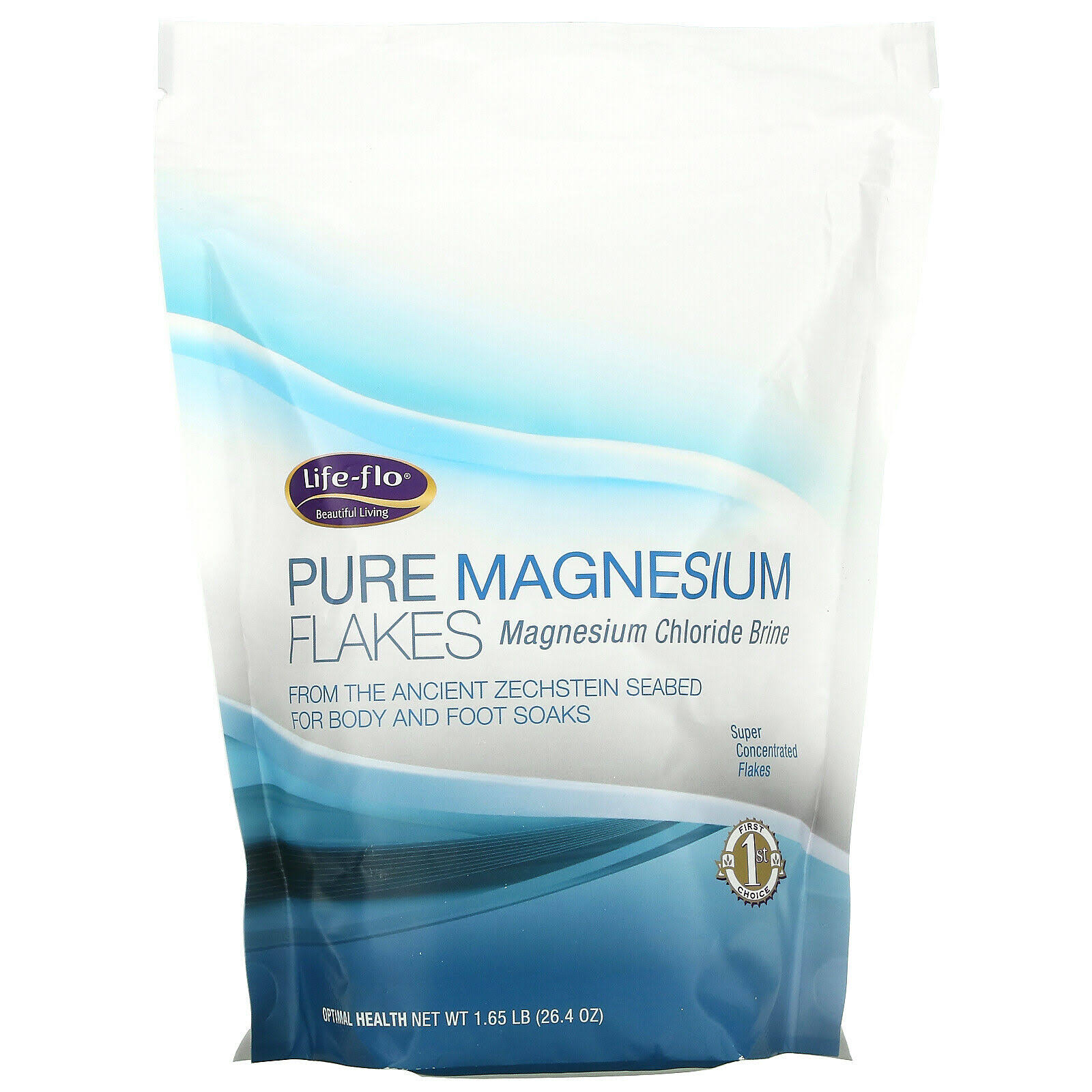Life Flo Pure Health and Beauty Magnesium Flakes - 1.65lb
