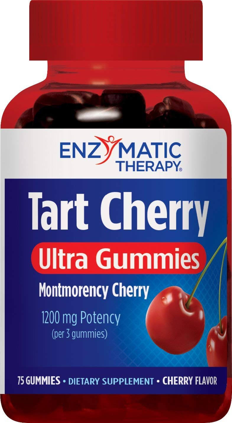 Enzymatic Therapy Tart Cherry Ultra Gummies Supplement - Cherry, 75ct