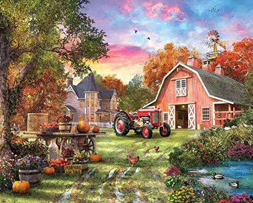 White Mountain Puzzles Farm Life - 1000 Piece Jigsaw Puzzle