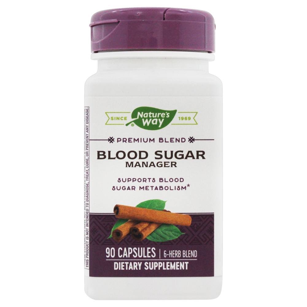 Nature's Way Blood Sugar & Gymnema Dietary Supplement - 90 Capsules