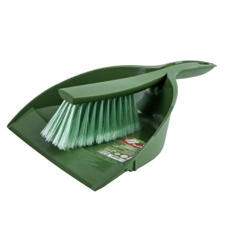 All for You Italian Tonkita by Arix Small Dustpan and Large Size Brush Set, Green