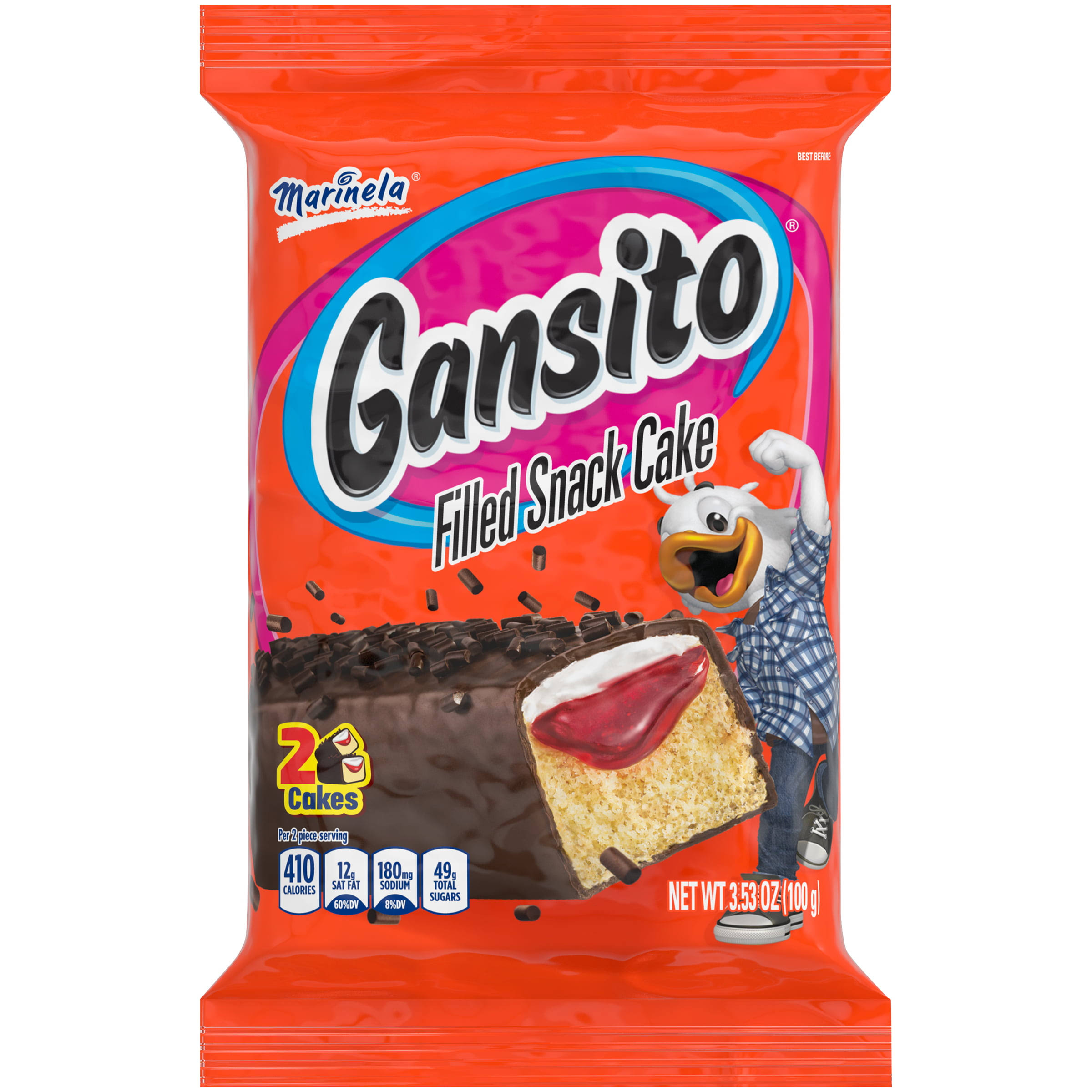 Marinela Gansito Snack Cakes - 3.5oz