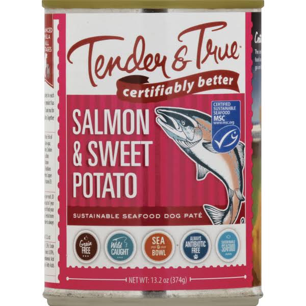 Tender & True Dog Pate, Salmon & Sweet Potato - 13.2 oz