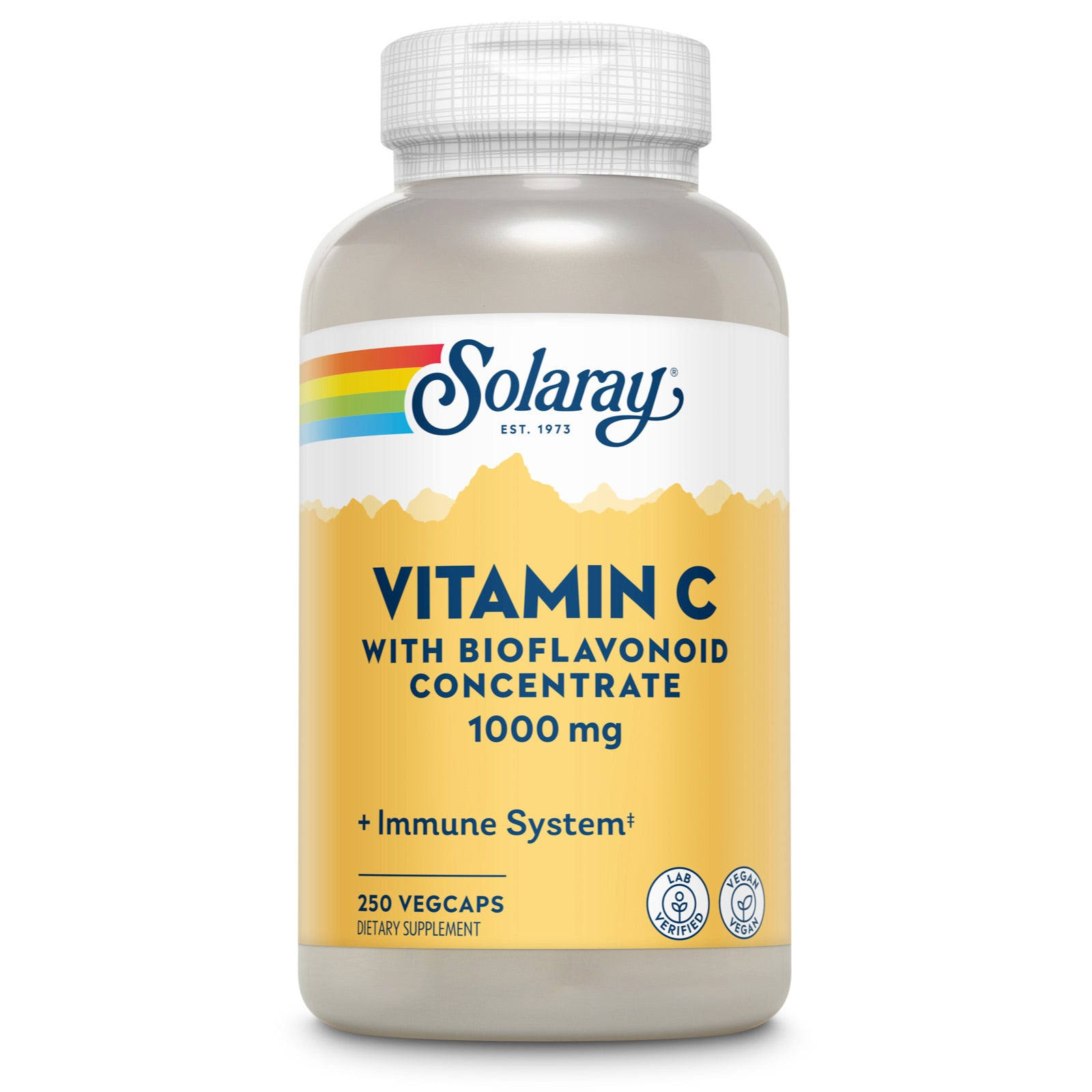 Solaray Vitamin C - 1000mg, 250 Capsules