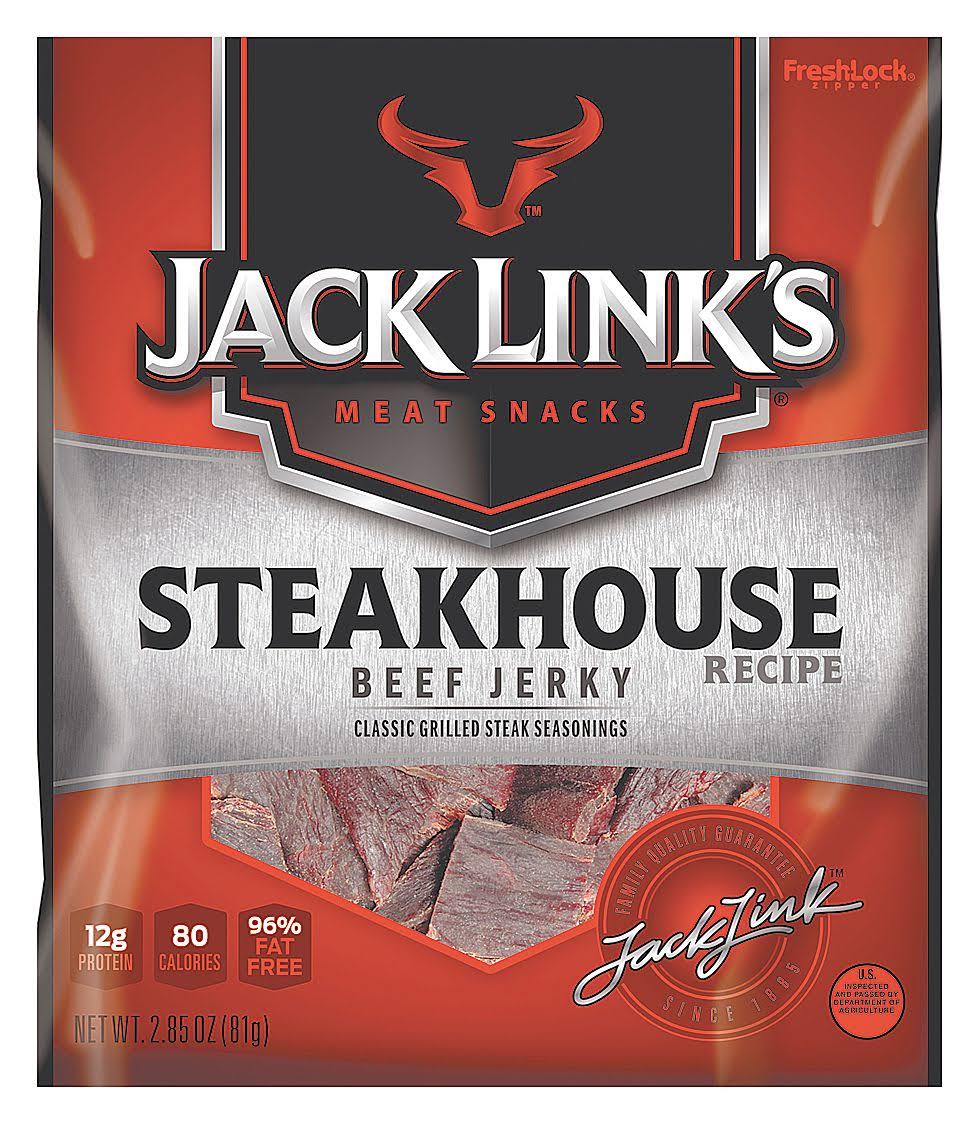 Jack Link's Meat Snacks Steakhouse Recipe Beef Jerky - 2.85oz