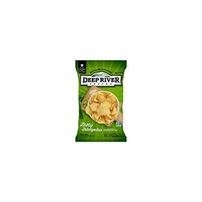 Deep River Snacks Kettle Cooked Potato Chips - Zesty Jalapeno