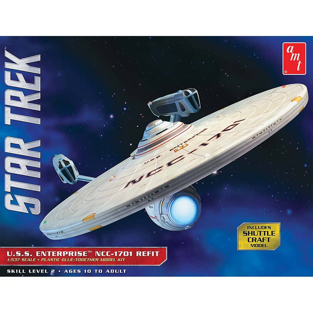 Amt Star Trek USS Enterprise Refit Space Plastic Model Kit