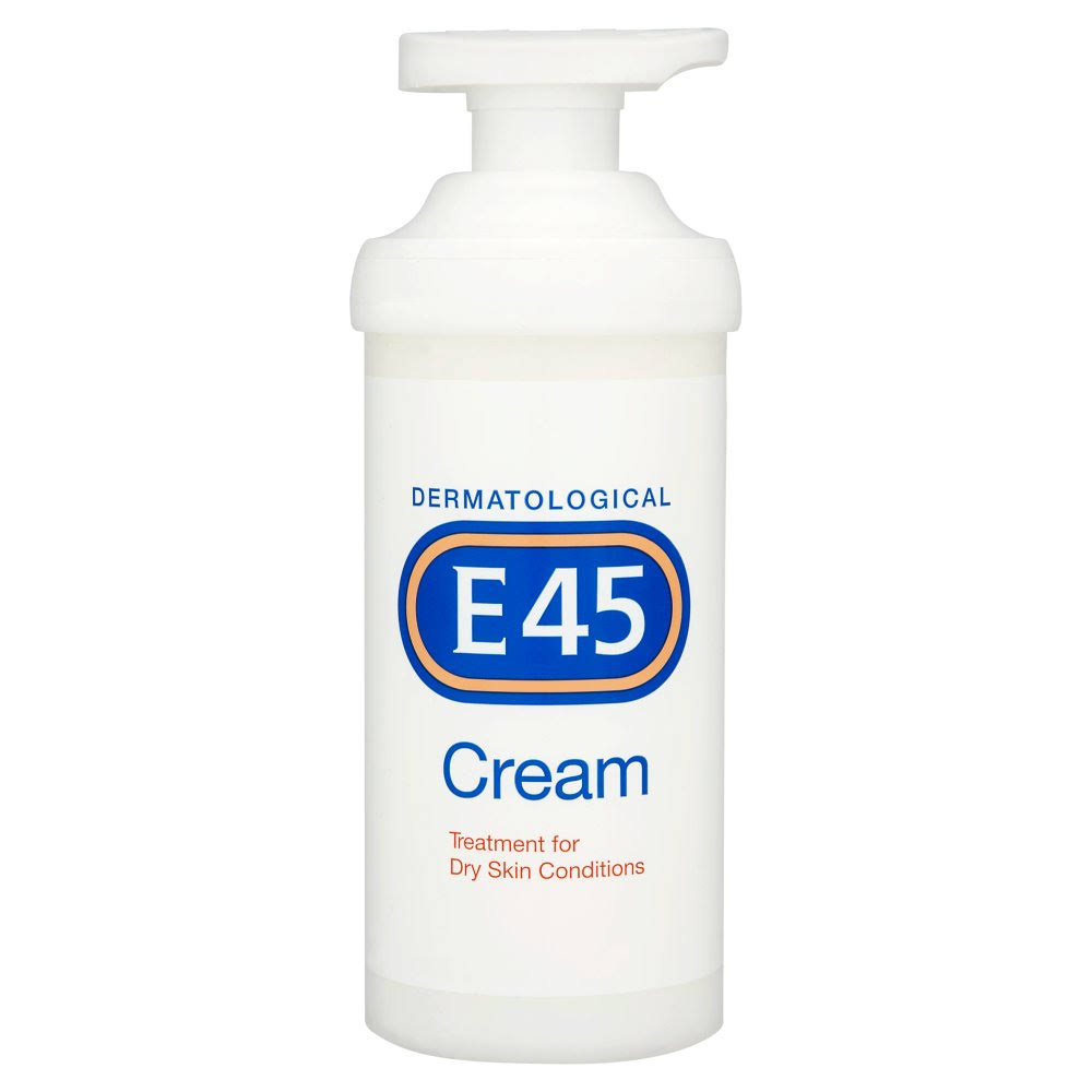 E45 Dermatological Cream Treatment for Dry Skin Conditions - 500g