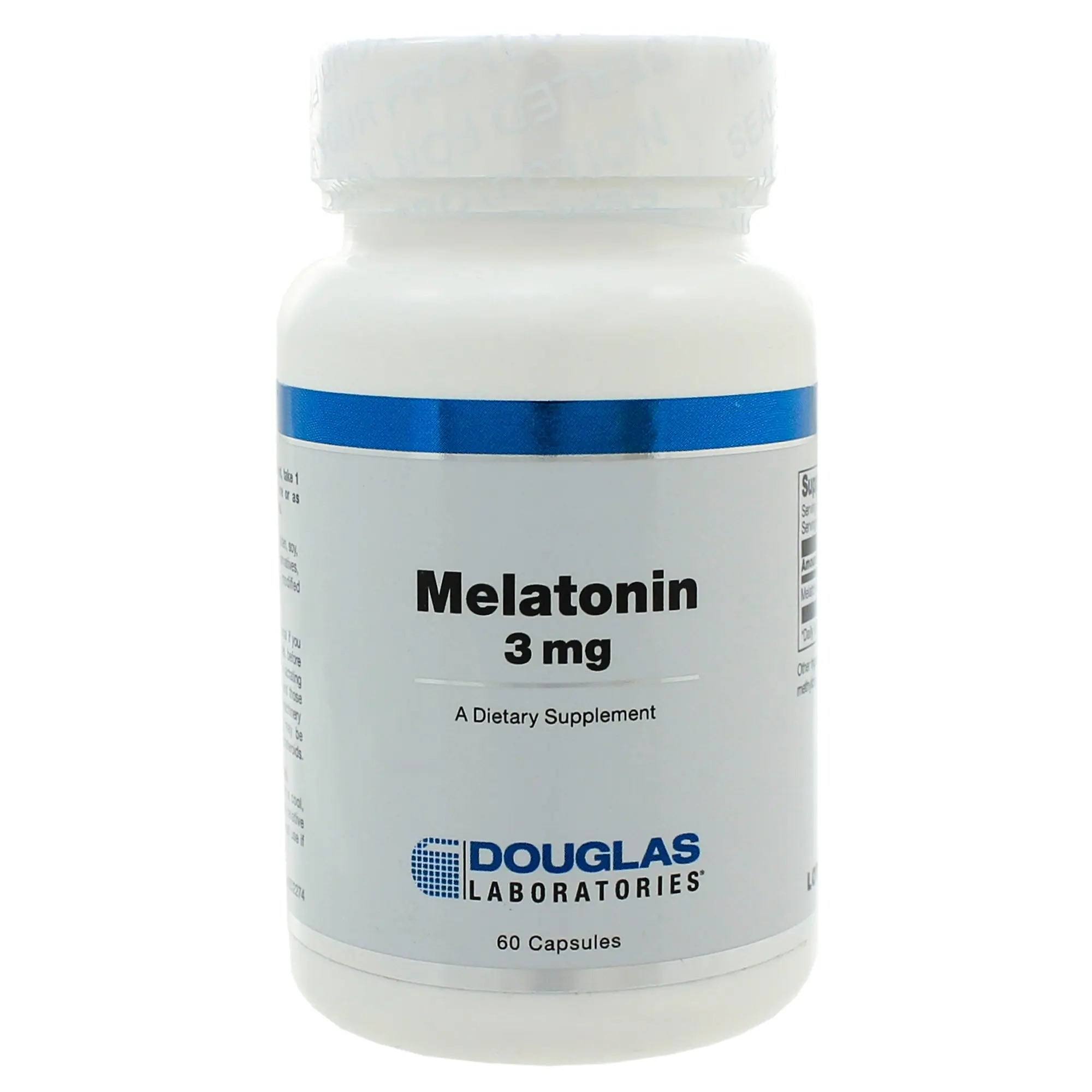 Douglas Laboratories, Melatonin, 3 mg, 60 Tablets