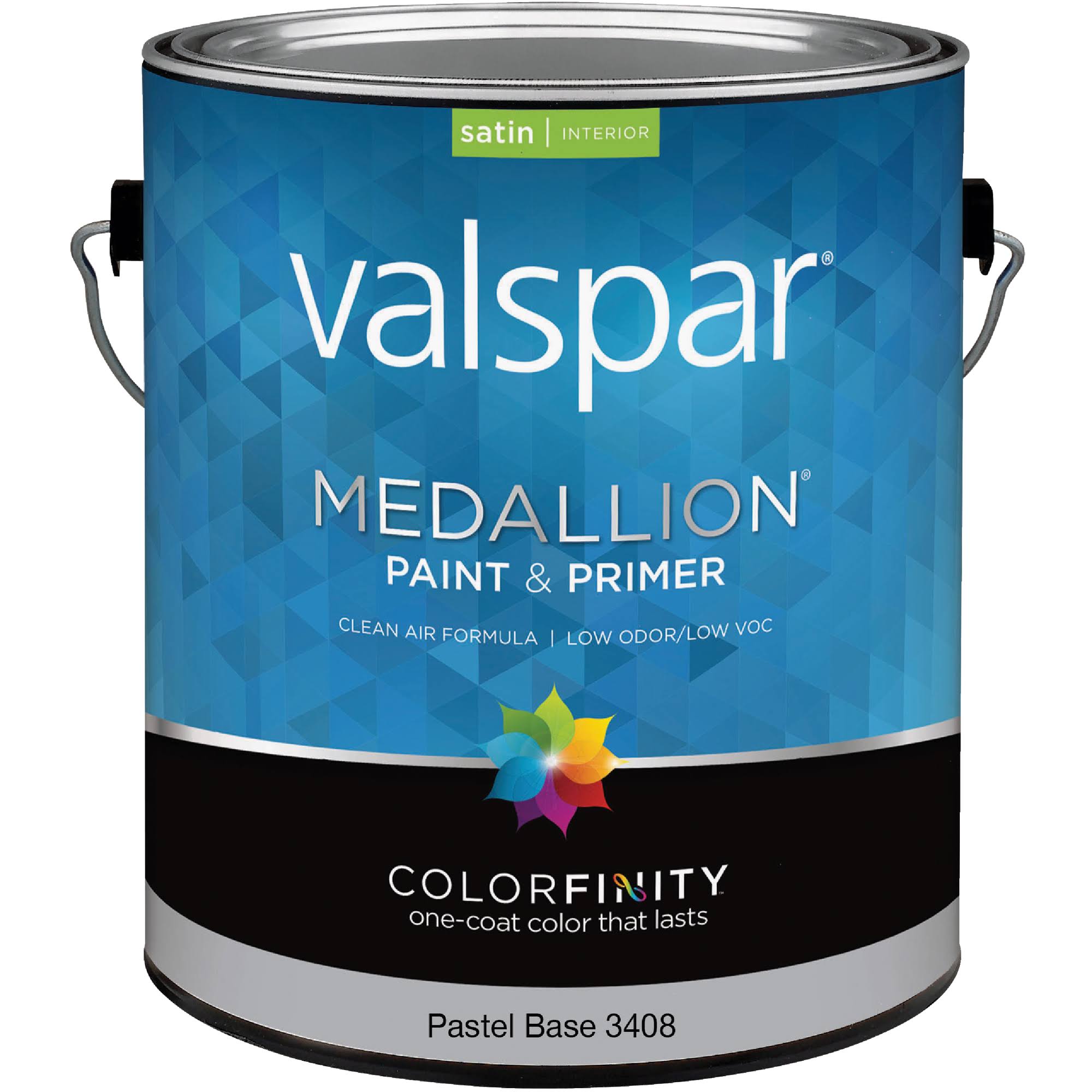 Valspar Medallion Interior Latex Paint - Satin Pastel Base, 1 Gallon