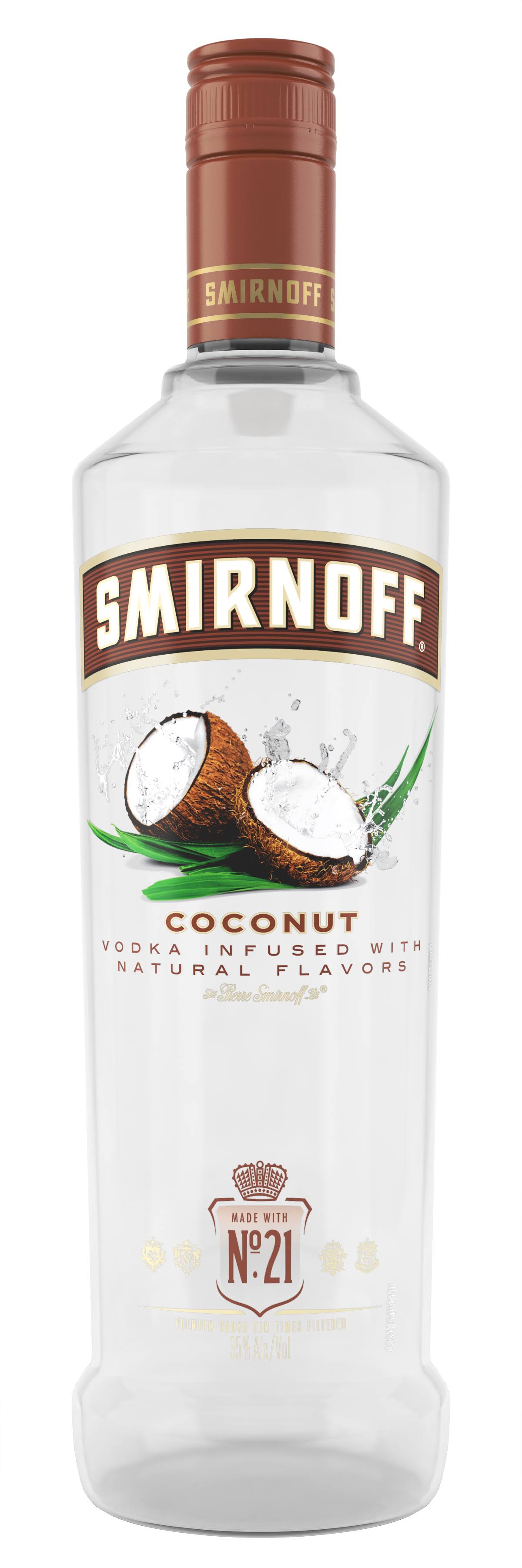 Smirnoff Vodka, Coconut - 750 ml