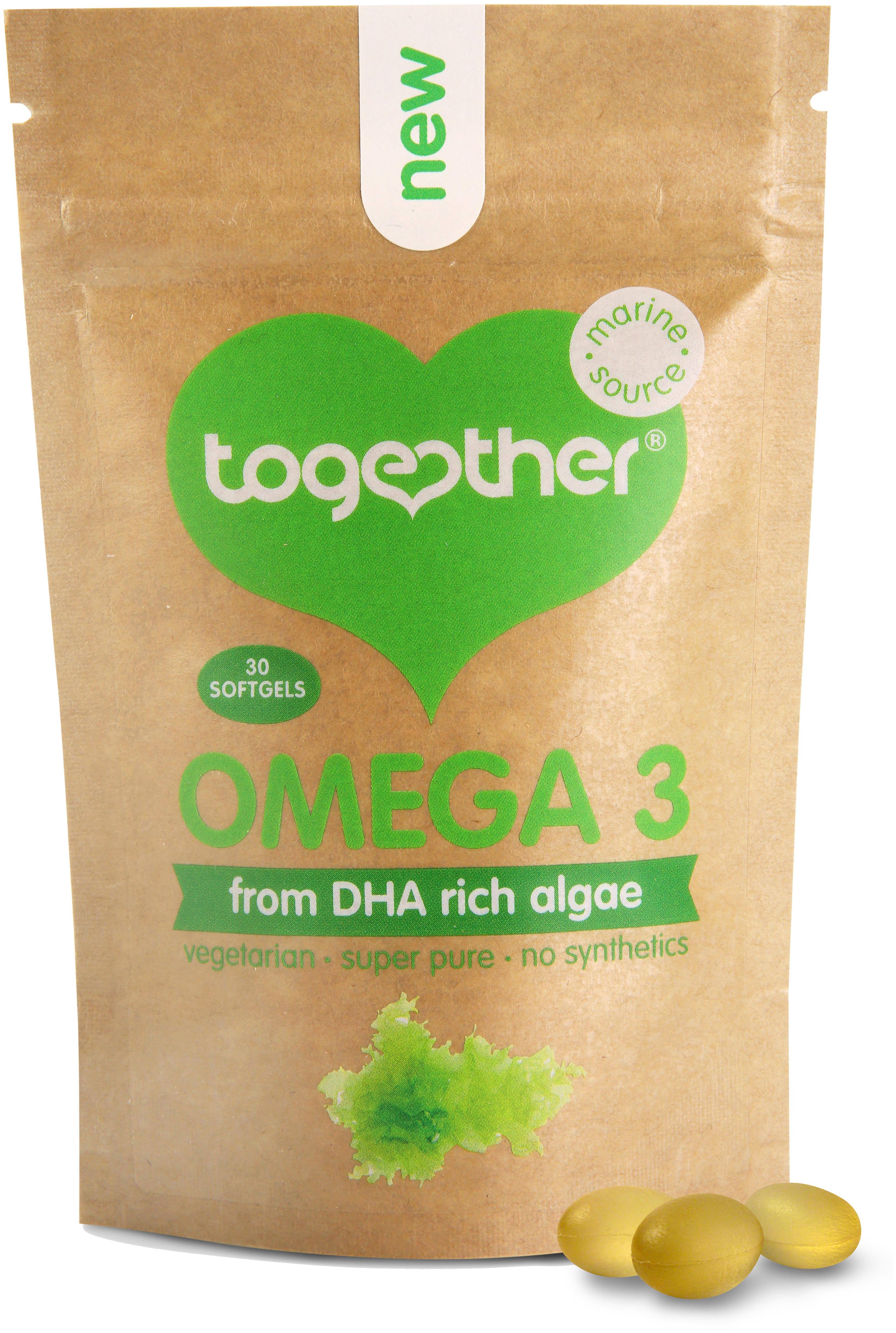 Together Health Omega 3 Suppleent - Natural Algae Dha, 30ct
