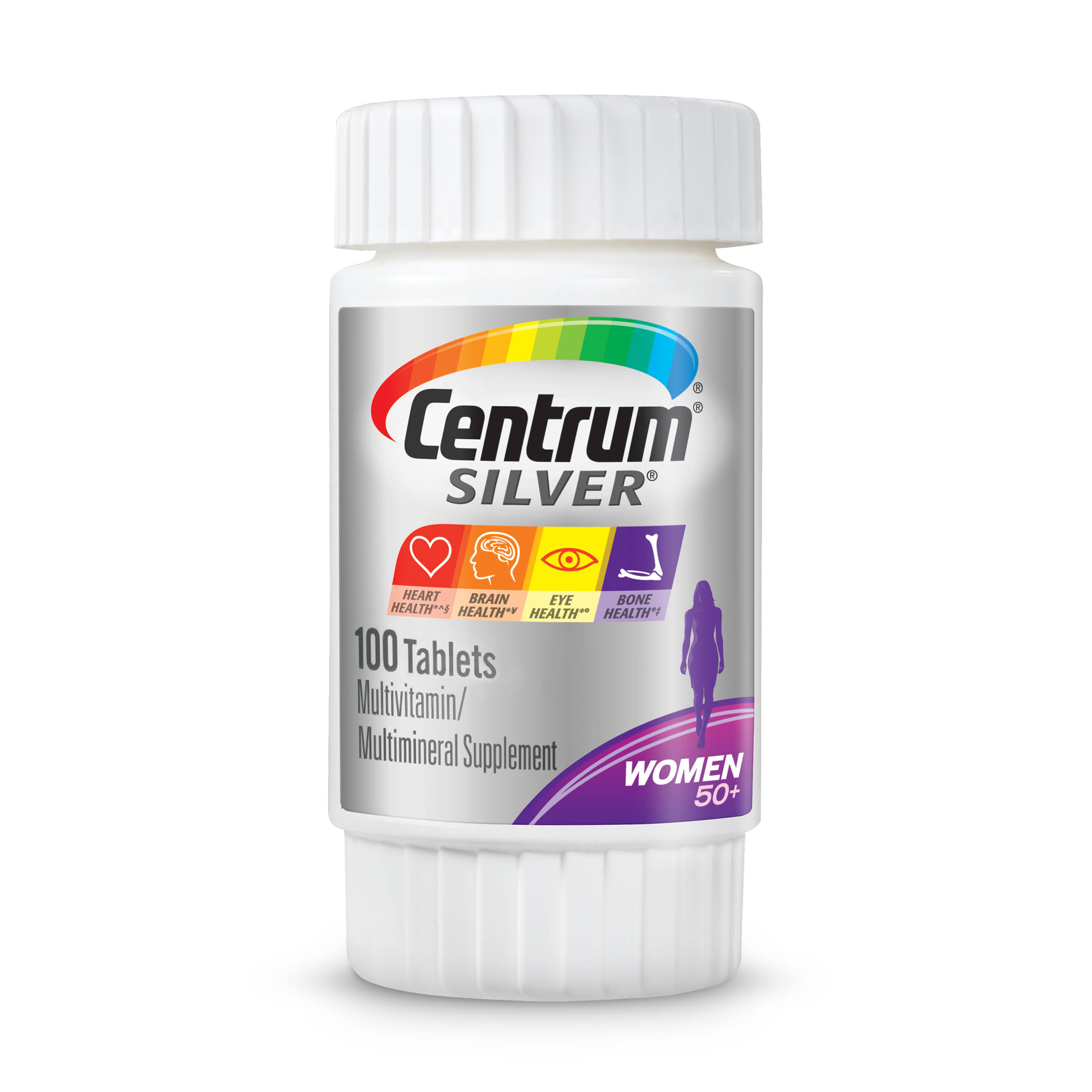 Centrum Silver Women 50+ Multivitamin/Multimineral Tablets - 100 ct