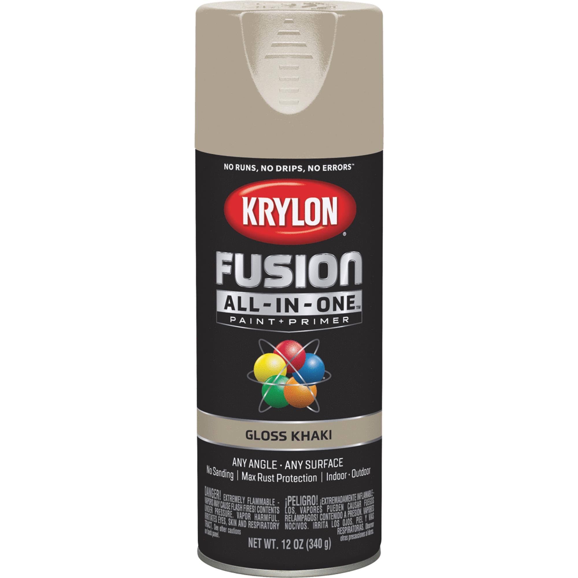 Krylon 2713 Gloss Spray Paint - Khaki, 12oz