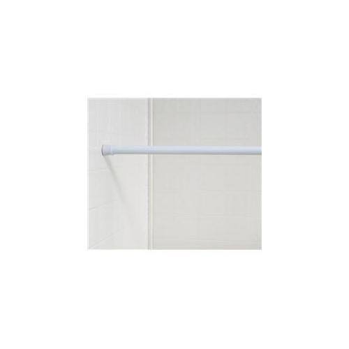 Carnation Home Fashions Adjustable 41-to-72-Inch Steel Shower Curtain Tension Rod - White