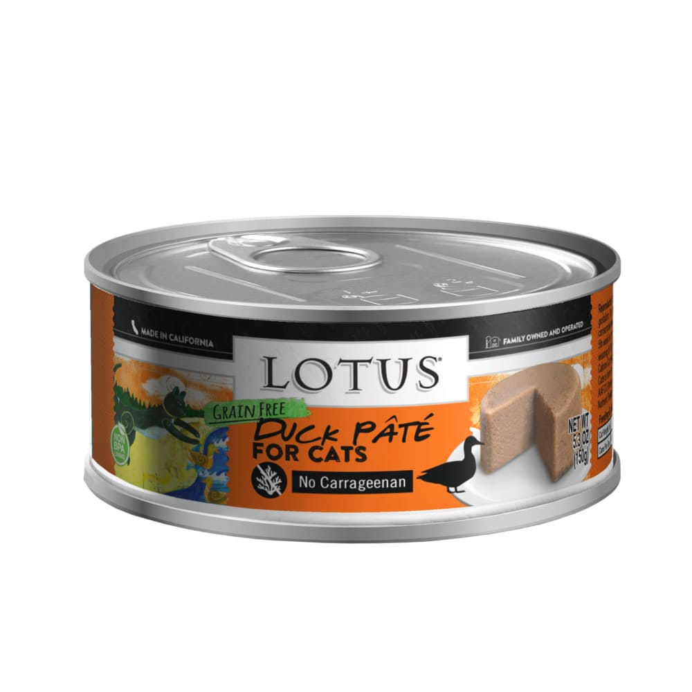 Lotus Grain Free Duck Pate Canned Cat Food 2.75oz