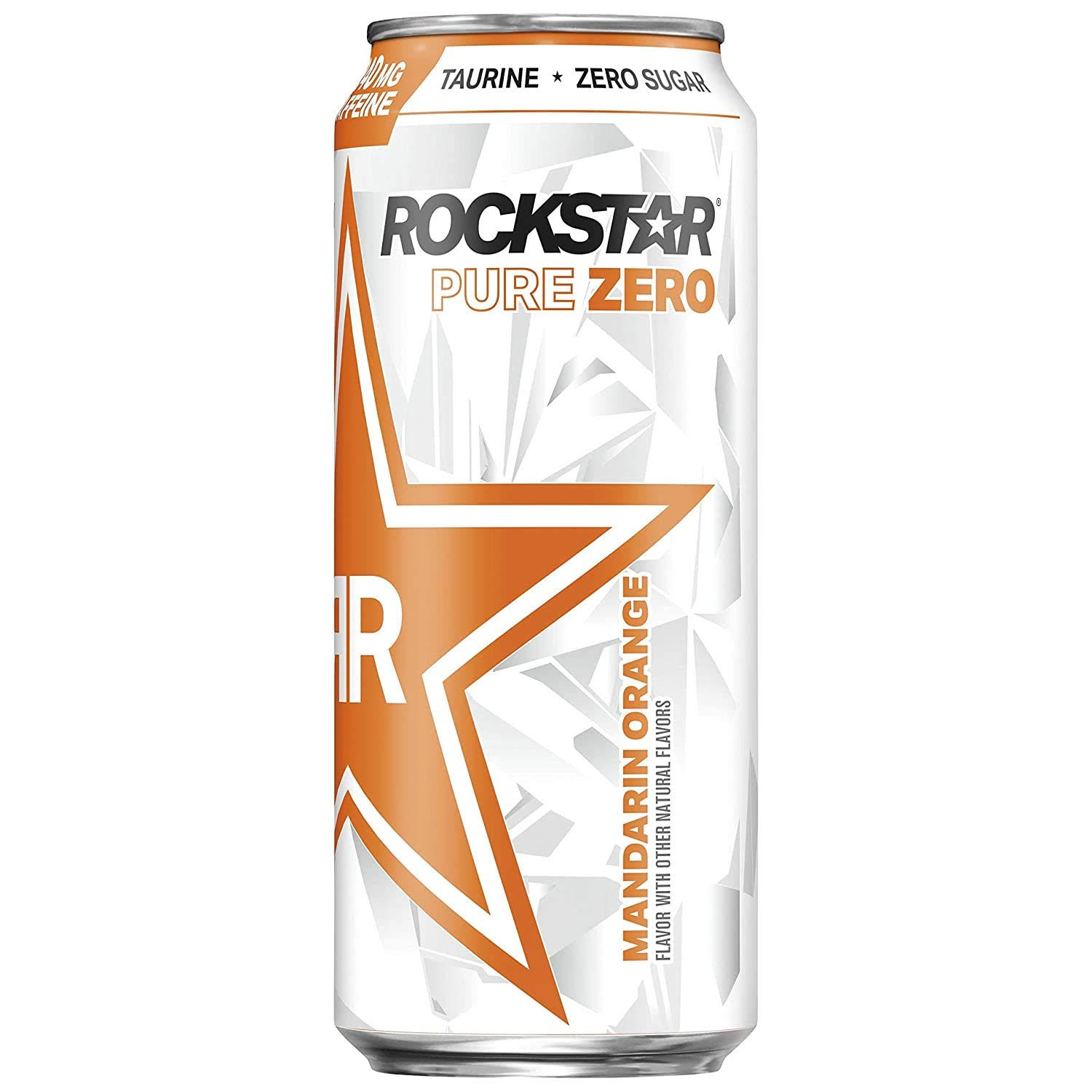 Rockstar Pure Zero Energy Drink, Sugar Free, Mandarin Orange - 16 fl oz